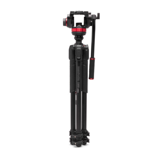 Manfrotto 502 Fluid Video Head Flat Base z 055 Video stojalom - MVK502055XPRO3V