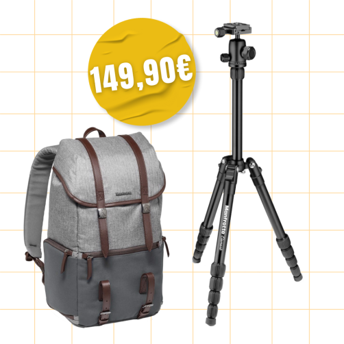 Manfrotto Element foto stojalo + nahrbtnik za fotoaparat - Komplet za mojstre