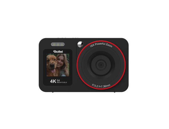 Rollei Compactline Dual Screen | 64 MP digital camera with 4K - ROLLEI12030