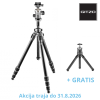 Gitzo Mountaineer fotografsko stojalo GT1542 + kroglična glava 1382QD - GK1542-82QD + GRATIS Gitzo Mini Traveler GKTBCN