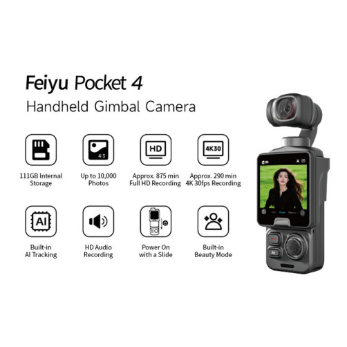 FeiyuTech Pocket 4 Gimbal Camera - FeiyuTech743220