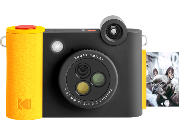 KODAK Smile+ Wireless Digital Instant Print Camera with Effect-changing Lens - RODSMPCAMBK