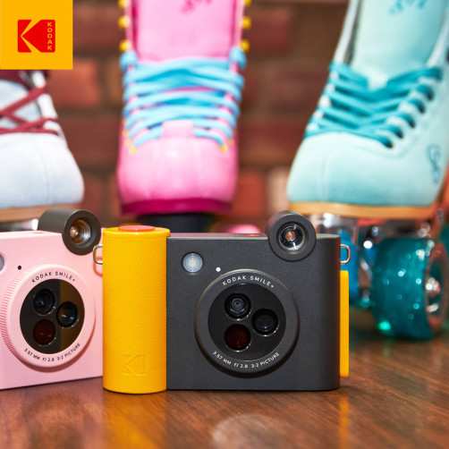 KODAK Smile+ Wireless Digital Instant Print Camera with Effect-changing Lens - RODSMPCAMBK
