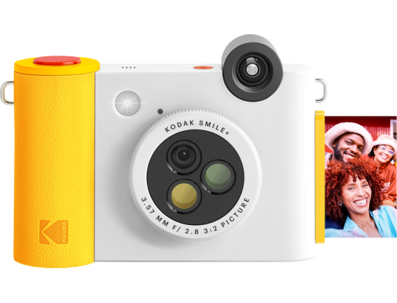 KODAK Smile+ Wireless Digital Instant Print Camera with Effect-changing Lens - RODSMPCAMW