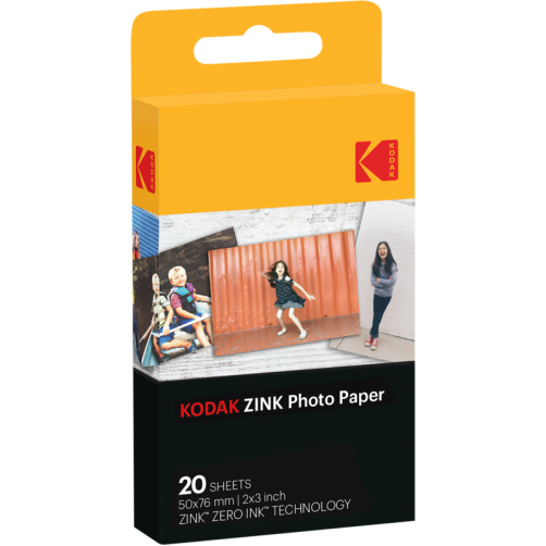 KODAK ZINK Paper 2x3" 50 Pack – fotopapir za instant fotoaparate in tiskalnike - RODZ2X350