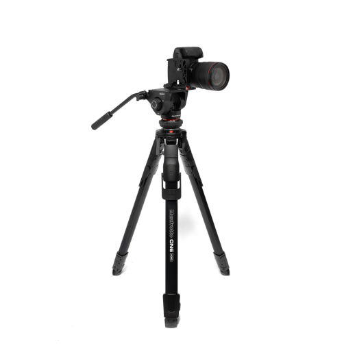Manfrotto ONE alu video stativ s fluidno video glavo 500X - MKONEVA-500X