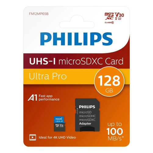 Philips microSDXC UHS-I U3 128GB spominska kartica - PHILIPS512563
