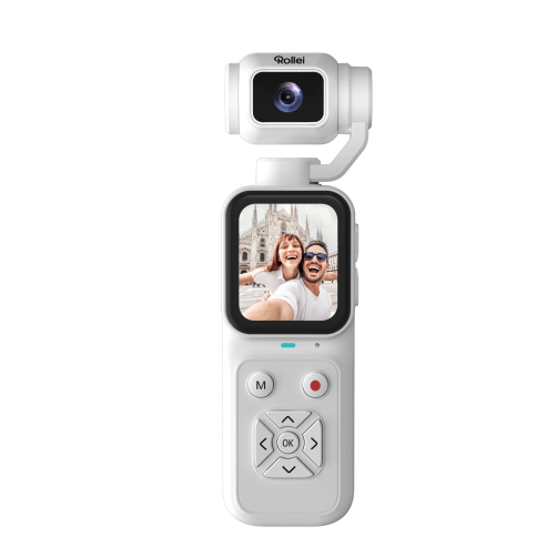 Rollei Pocket Cam – žepna kamera za vlog in selfije bela - ROLLEI40568