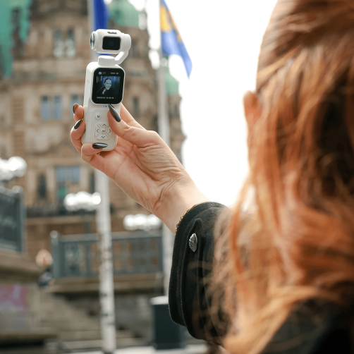 Rollei Pocket Cam – žepna kamera za vlog in selfije bela - ROLLEI40568