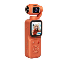 Rollei Pocket Cam – žepna kamera za vlog in selfije oranžna - ROLLEI40570