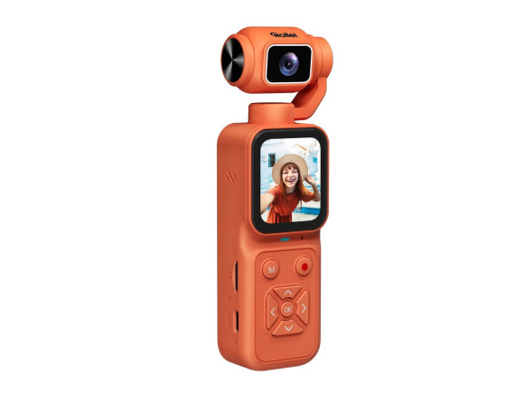 Rollei Pocket Cam – žepna kamera za vlog in selfije oranžna - ROLLEI40570