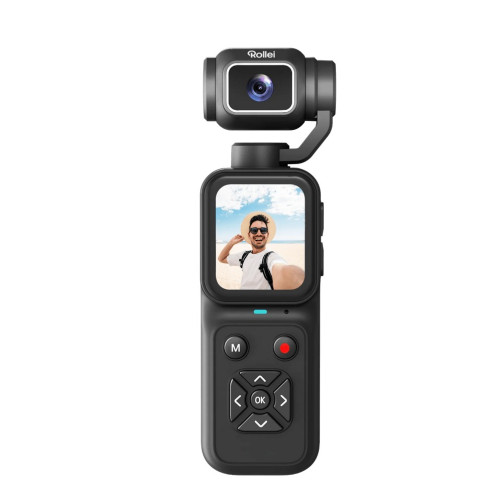 Rollei Pocket Cam – žepna kamera za vlog in selfije črna - ROLLEI40566