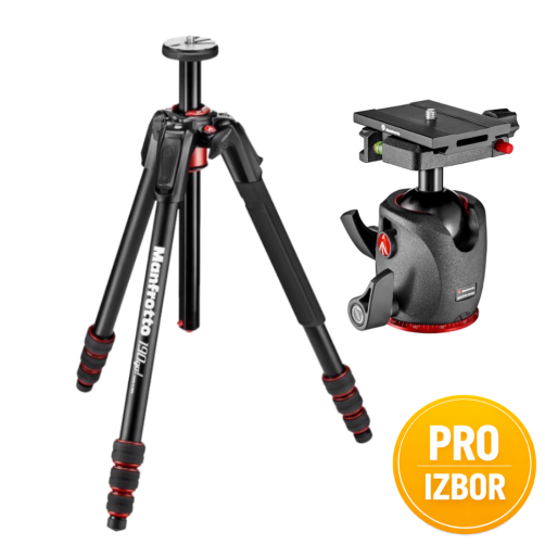 Manfrotto 190 GO foto stojalo s kroglično glavo - MK190GOA4-BHQ6