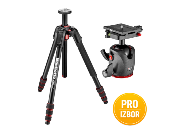Manfrotto 190 GO foto stojalo s kroglično glavo - MK190GOA4-BHQ6