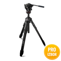 Manfrotto ONE alu stativ s fluidno video glavo 500X - MKONEA-500X