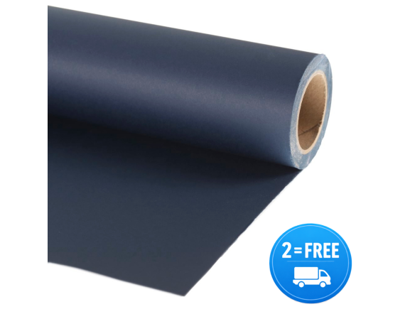 Manfrotto papirnato studijsko ozadje Navy 2,72x11m - LP9005