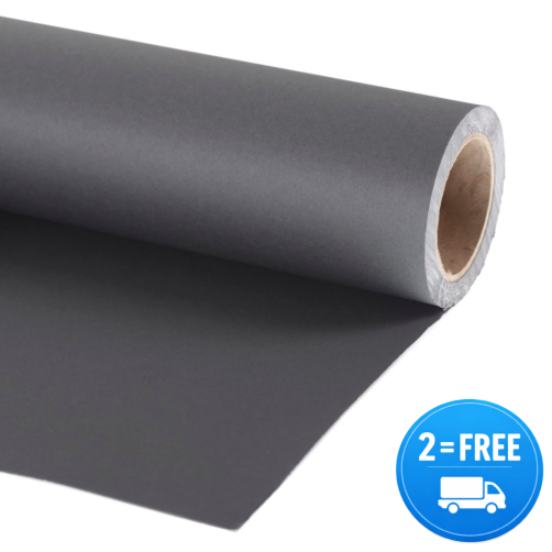Manfrotto papirnato studijsko ozadje Shadow Grey 2,72x11m - LP9027