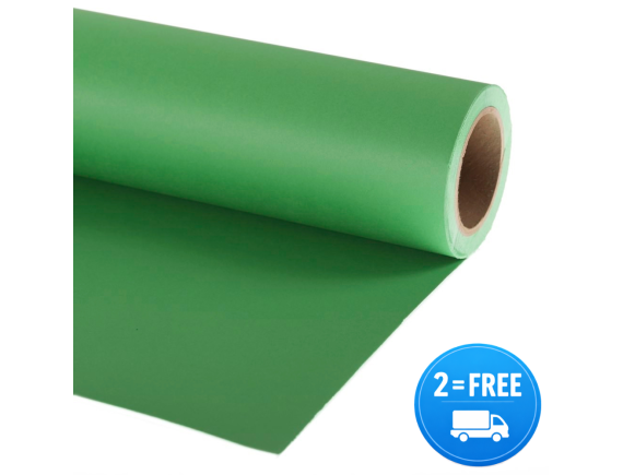 Manfrotto papirnato studijsko ozadje Leaf Green 2,72x11m - LP9046