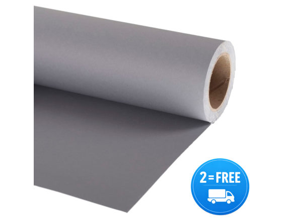 Manfrotto papirnato studijsko ozadje Pewter 2,72x11m - LP9060