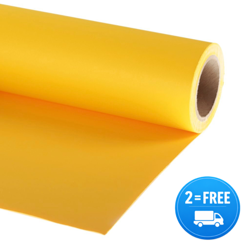 Manfrotto papirnato studijsko ozadje Yellow 2,72x11m - LP9071