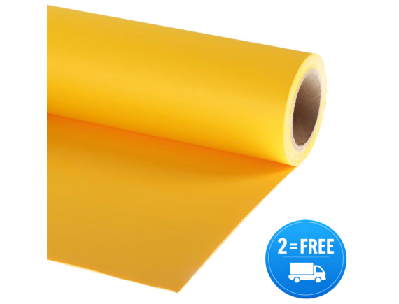 Manfrotto papirnato studijsko ozadje Yellow 2,72x11m - LP9071