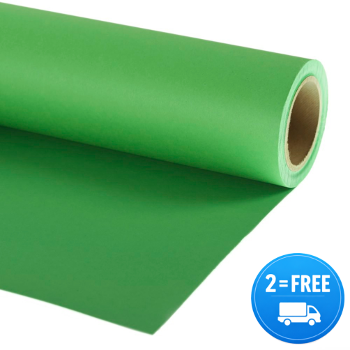 Manfrotto papirnato studijsko ozadje Chroma Green 2,72x11m - LP9073