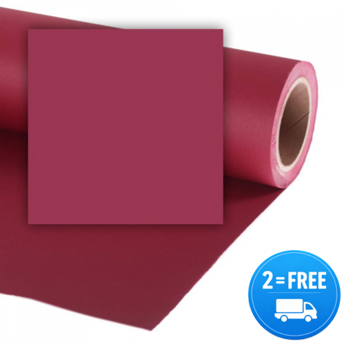 Colorama papirnato studijsko ozadje CRIMSON 2,72x11m - foto ozadje - CO173
