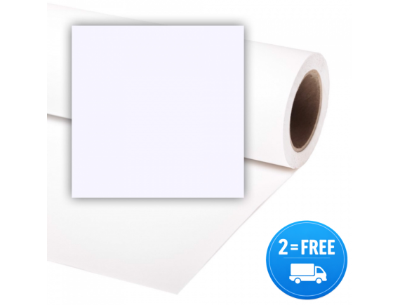 Colorama papirnato studijsko ozadje ARTIC BELA 2,72x11m - foto ozadje - CO165