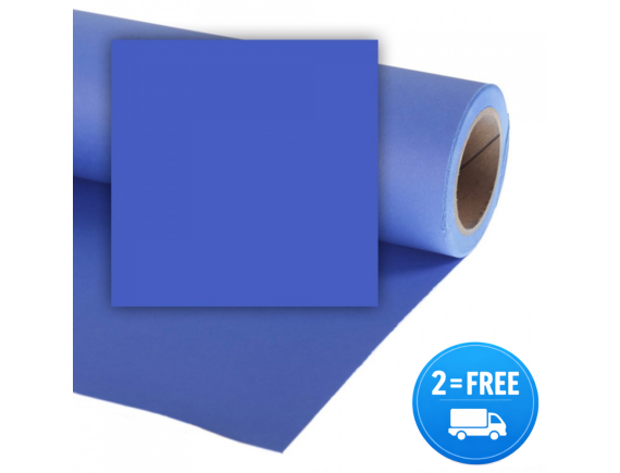 Colorama papirnato studijsko ozadje CHROMABLUE 2,72x11m - foto ozadje - CO191