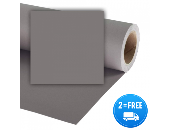 Colorama papirnato studijsko ozadje MINERAL SIVA 2,72x11m - foto ozadje - CO151