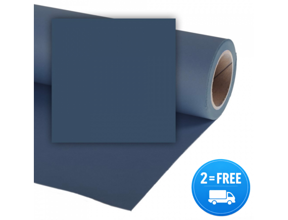 Colorama papirnato studijsko ozadje OXFORD MODRA 2,72x11m - foto ozadje - CO179