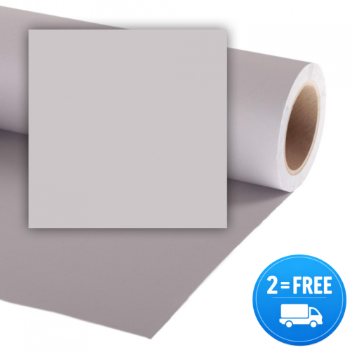 Colorama papirnato studijsko ozadje QUARTZ SIVA 2,72x11m - foto ozadje - CO150
