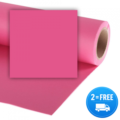 Colorama papirnato studijsko ozadje ROSE PINK 2,72x11m - foto ozadje - CO184