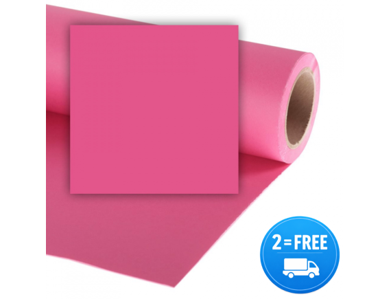 Colorama papirnato studijsko ozadje ROSE PINK 2,72x11m - foto ozadje - CO184