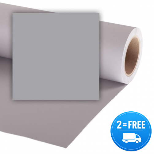 Colorama papirnato studijsko ozadje STORM SIVA 2,72x11m - foto ozadje - CO105