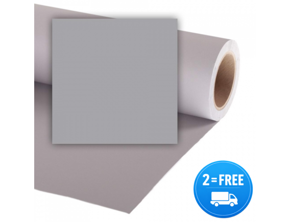 Colorama papirnato studijsko ozadje STORM SIVA 2,72x11m - foto ozadje - CO105