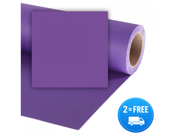 Colorama papirnato studijsko ozadje ROYAL PURPLE 2,72x11m - foto ozadje - CO192