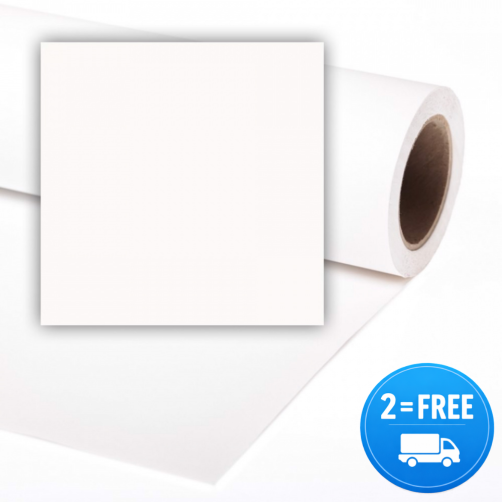 Colorama papirnato studijsko ozadje SUPER WHITE 2,72x11m - foto ozadje - CO1107