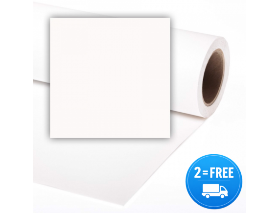 Colorama papirnato studijsko ozadje SUPER WHITE 2,72x11m - foto ozadje - CO1107