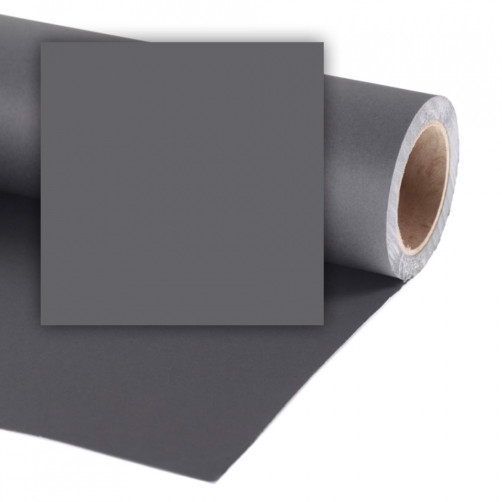 Colorama papirnato studijsko ozadje CHARCOAL SIVA 1,35x11m - CO549