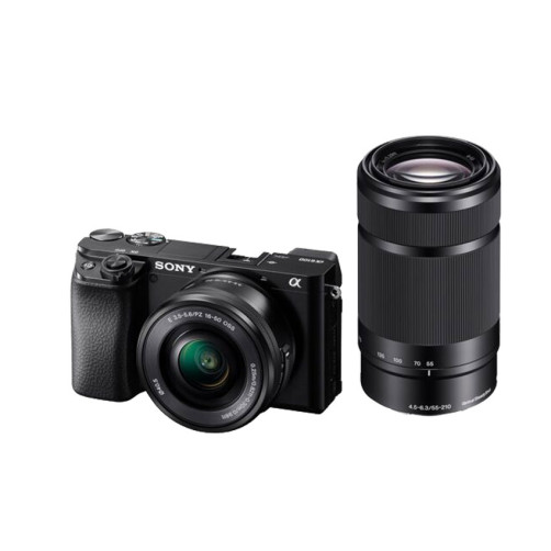 Digitalni fotoaparat  SONY ILCE6100YB Alfa 6100LB serije E s senzorjem APS-C (body + OBJEKTIV SELP1650 + SEL55210)